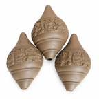 Mitibazaar Clay Sankh Handicraft | Natural Terracotta Conch for Puja, Aarti & Décor.