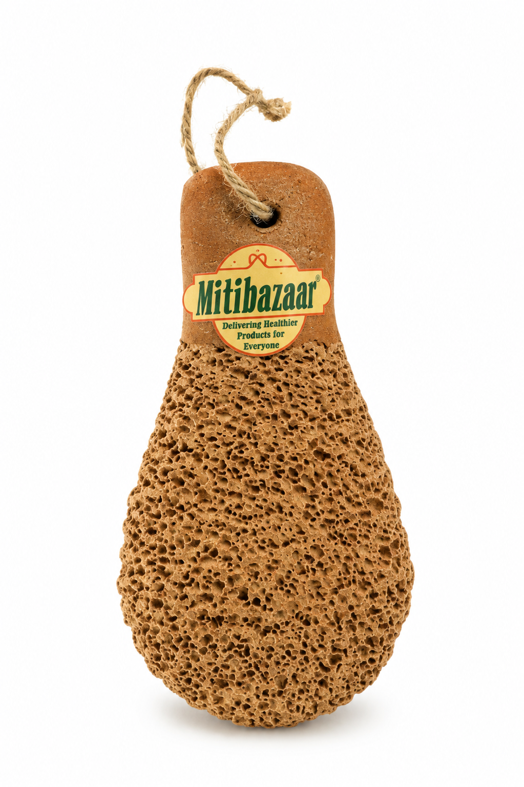 Mitibazaar Natural Clay Foot Scrubber | Eco-Friendly Foot Care