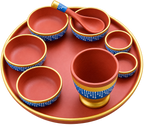 Handmade Reusable Clay Dinner Set – Traditional Earthen Dining Set for Special Occasions